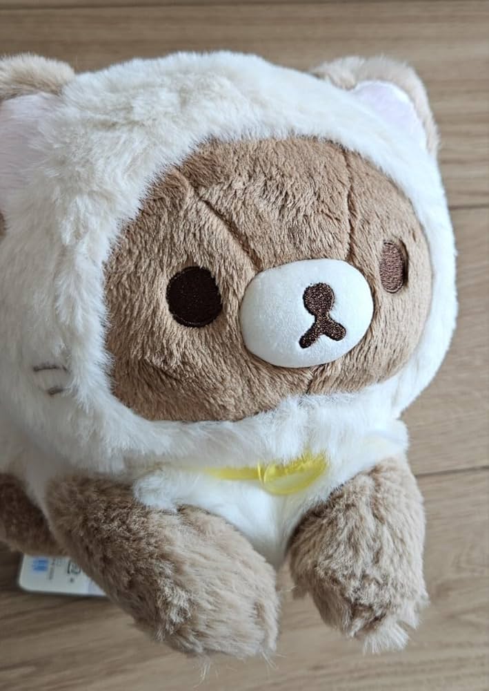 レア♪ リラックマ ねこねこひざのりぬいぐるみ チャイロイコグマ レア♪ リラックマ ねこねこひざのりぬいぐるみ チャイロイ